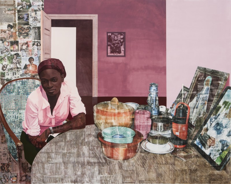 Mama Mummy and Mamma Predecessors 2 by Njideka Akunyili Crosby 2014