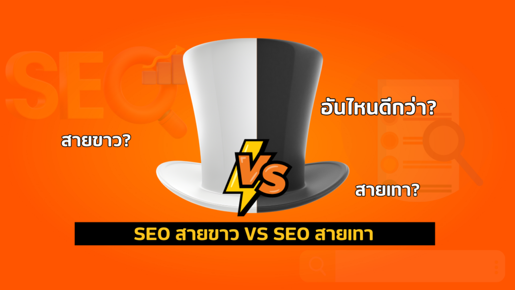 SEO สายขาว VS SEO สายเทา