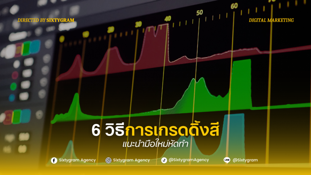 6 วิธีการเกรดดิ้งสี