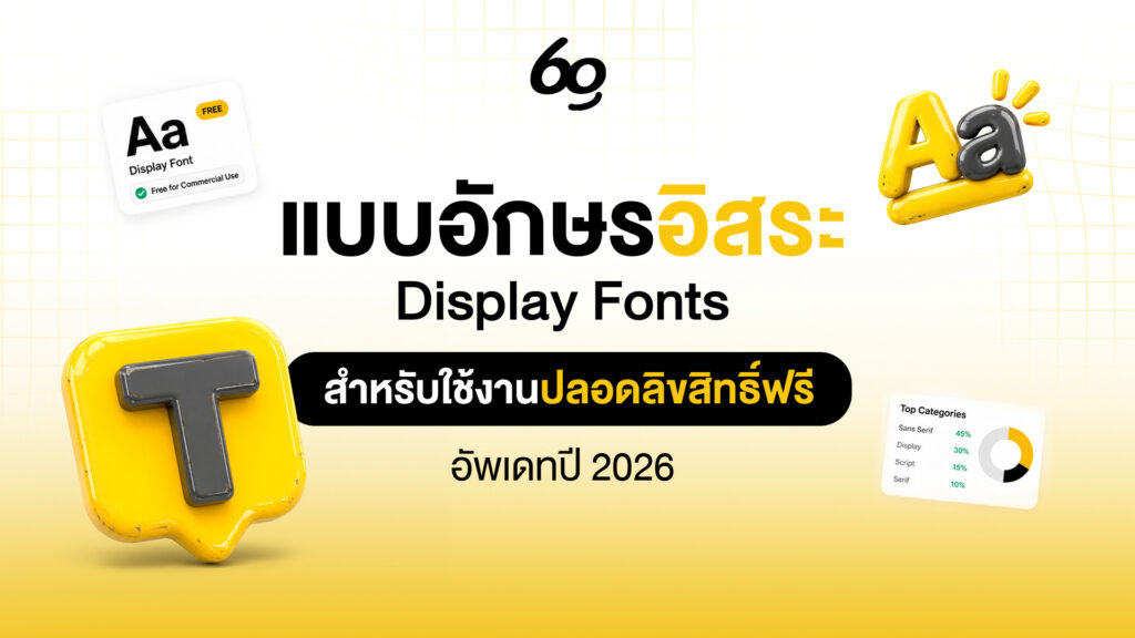 แบบอักษรอิสระDisplay Fonts